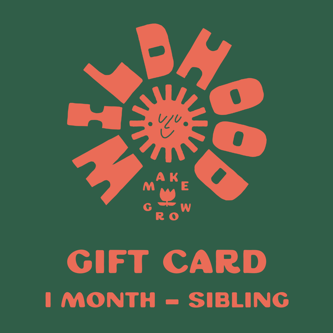 1 month gift card - sibling