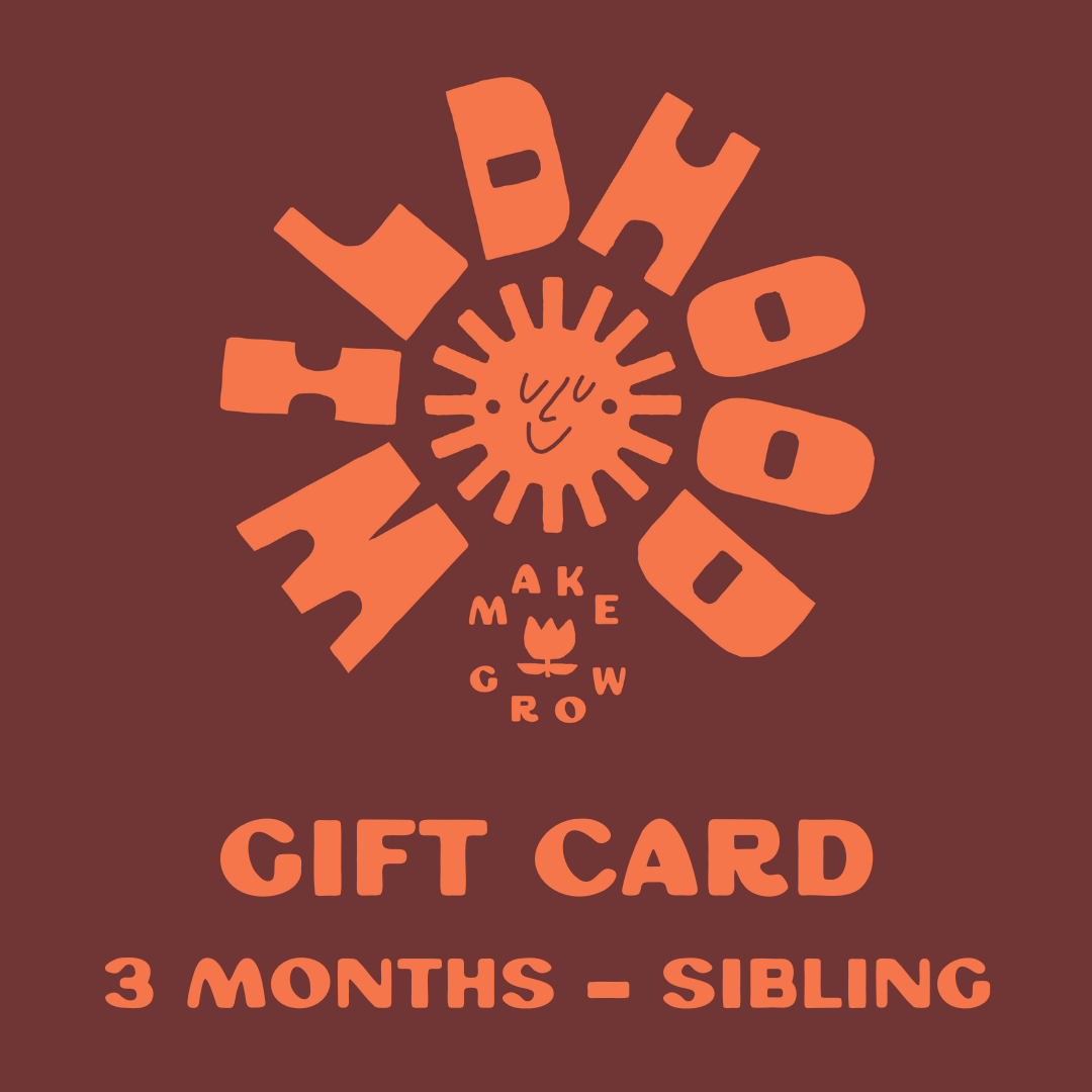 3 months gift card - sibling